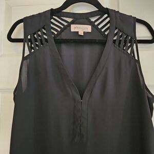 Black Sleeveless Top
